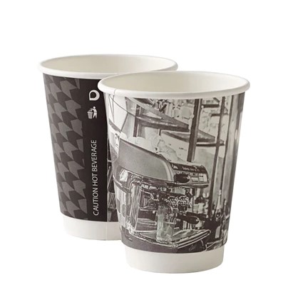 12oz Double Wall - Barista Cup - 25x Per Pack