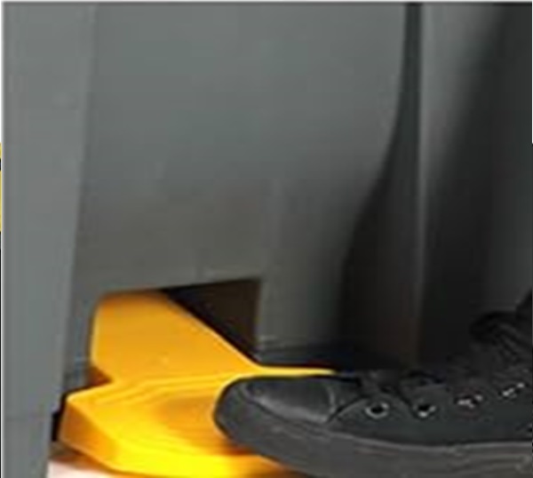 Waste Pedal Bin 68 Litre Grey & Yellow - 1x Per Pack