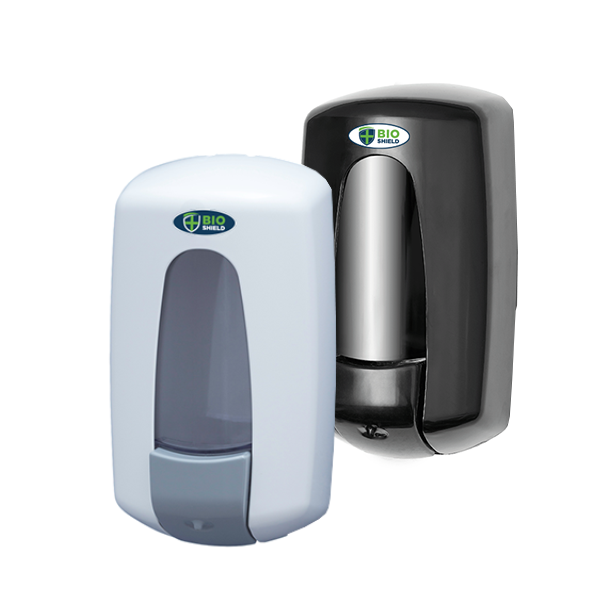 Bio Shield Refillable Soap Dispenser Glossy Black  - 1x Per Pack