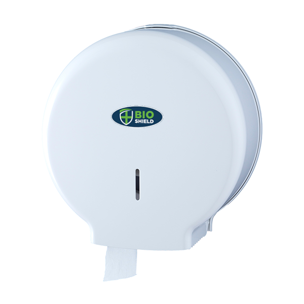 Bio Shield Maxi Toilet Roll Dispenser White - 1x Per Pack
