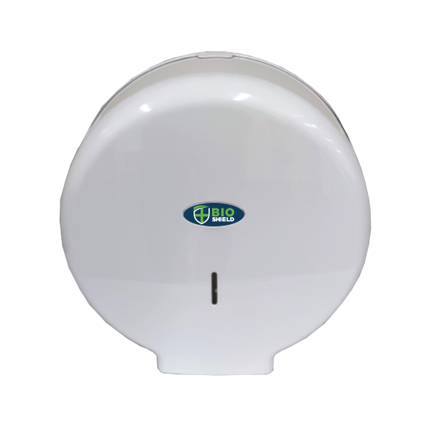 Bio Shield Midi Toilet Roll Dispenser White - 1x Per Pack