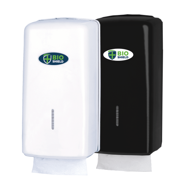 Bio Shield Bulk Pack Toilet Tissue Dispenser White - 1x Per Pack