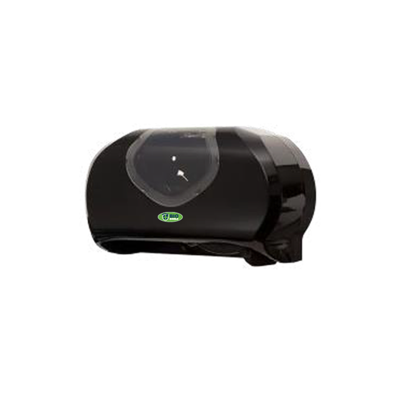Bio-Shield Twin Toilet Roll Dispenser Black - 2Rolls x 13 cm Diameter Rolls - 1 Per Pack Bio-Shield Twin Toilet Roll Dispenser Black - 2Rolls x 13 cm Diameter Rolls - 1 Per Pack