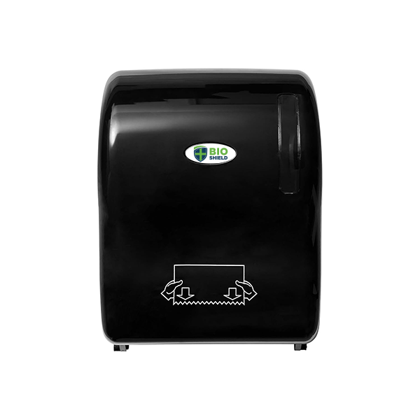 Bio Shield Autocut Paper Towel Dispenser Glossy Black - 1x Per Pack