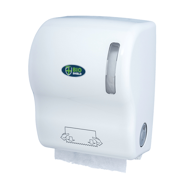 Bio Shield Autocut Paper Towel Dispenser White - 1x Per Pack