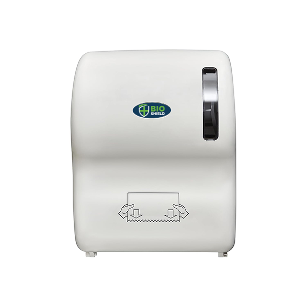 Bio Shield Autocut Paper Towel Dispenser White - 1x Per Pack