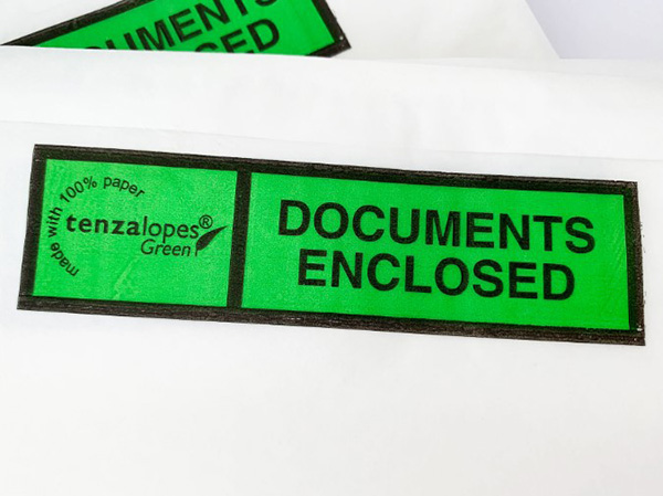 Biodegradable Green Document Enclosed A4 - 320mm x 250mm - 500x Per Pack