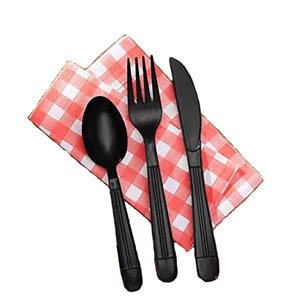 Black Reusable Fork - 50x Per Pack