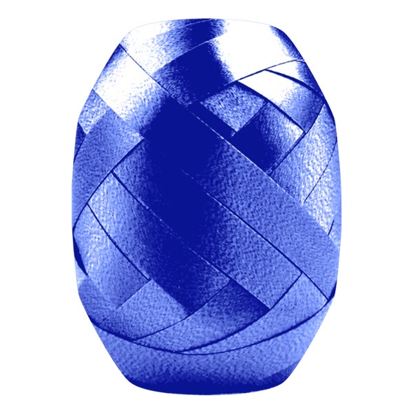 Curling Ribbon Blue Glossy - 7mm x 10m  - 1x Roll Per Pack