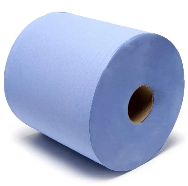 Blue Centrefeed Rolls 2Ply 165mm x 150 Metres - 6x Per Pack