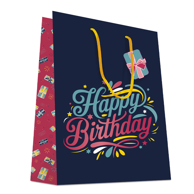 Luxury Gift Bag with Cotton Handles - Design Presents - Extra Large Size - 20x Per Pack