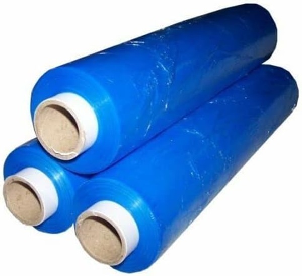 Pallet Wrap Blue Tint 400mm x 300m - 23 Micron - Extended Core - 1x Roll Per Pack
