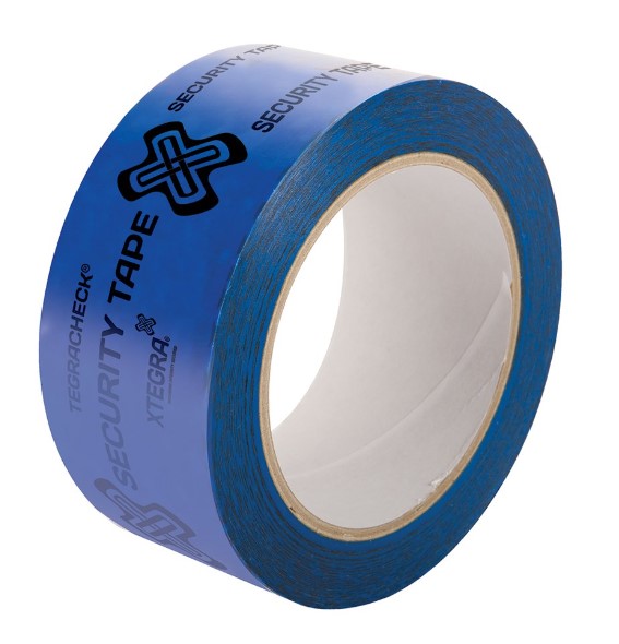Xtegra Security Tape Blue Void/Open - 48mm x 50 Metres - 1x Roll Per Pack