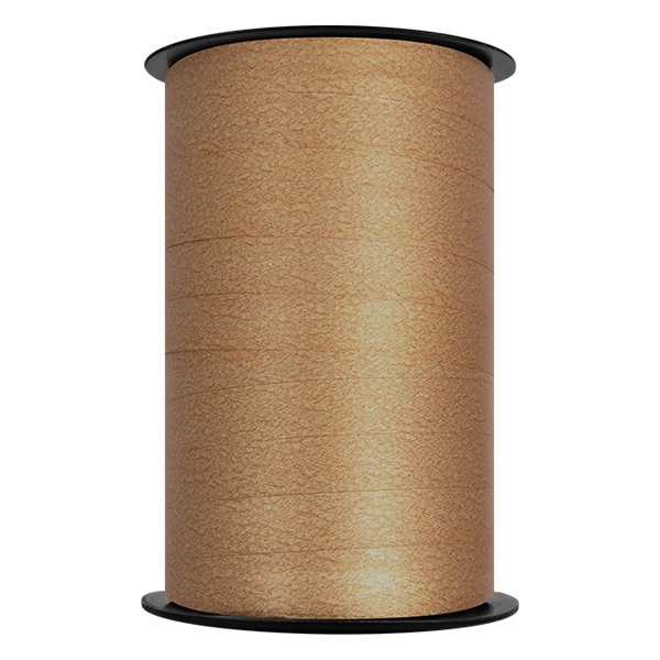 Curling Ribbon Gold Matt - 10mm x 200m  - 1x Roll Per Pack