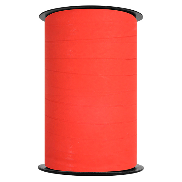 Curling Ribbon Red Matt - 10mm x 200m  - 1x Roll Per Pack