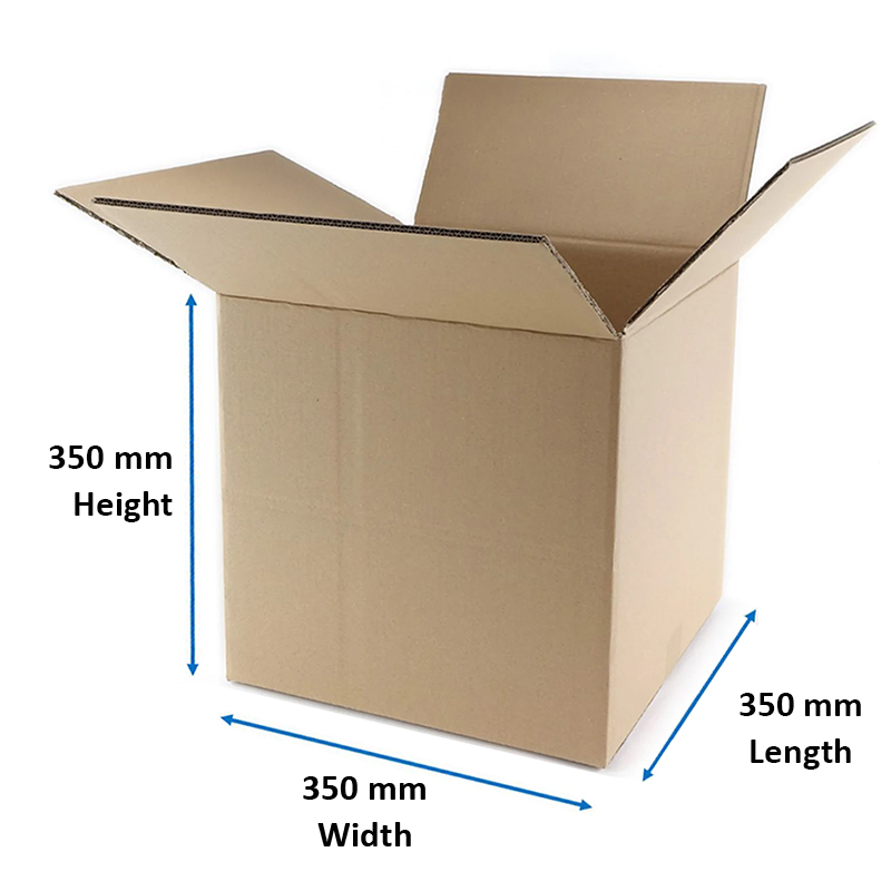 Double Wall Boxes 350mm x 350mm x 350mm - 20x per Pack