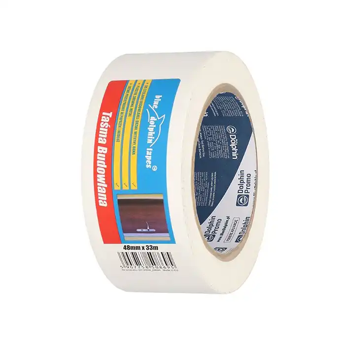 Blue Dolphin Builders Tape - 48mm x 33m - 1x Roll Per Pack