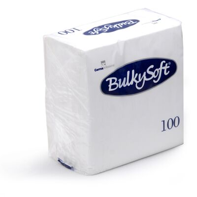 Lunch Napkins White - 2Ply 33x33cm 4x Fold - 100x Per Pack