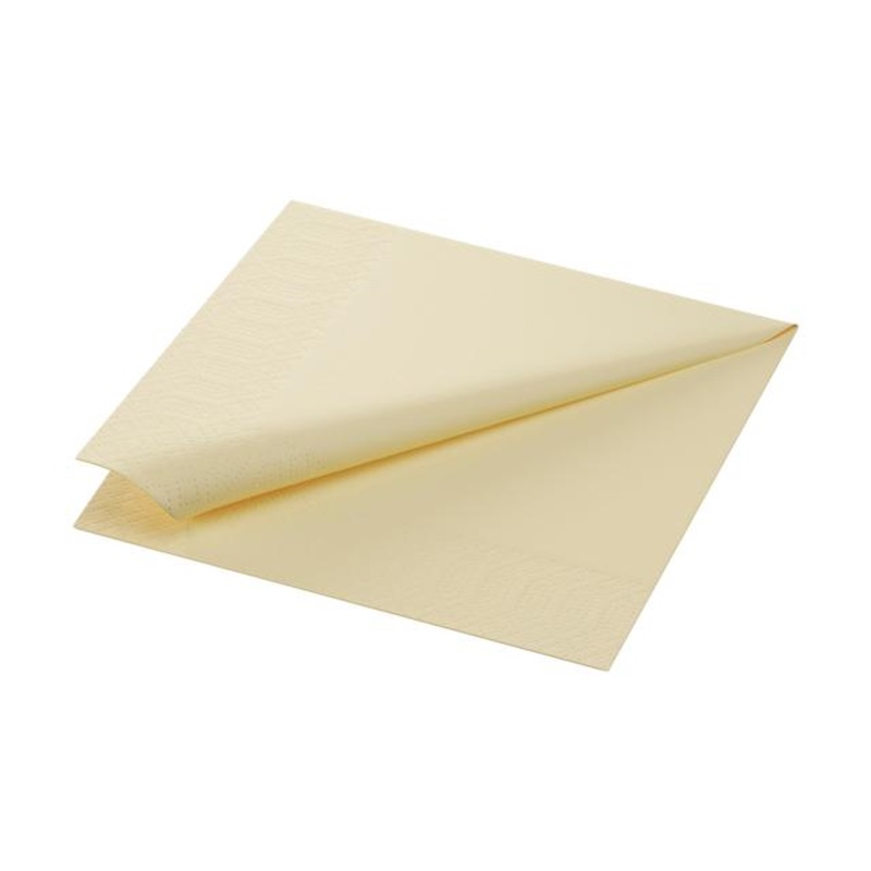 Dinner Napkins Cream - 2Ply 40x40cm 4x Fold - 100x Per Pack