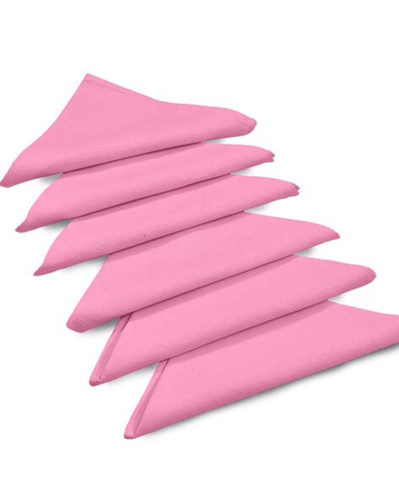 Dinner Napkins Pink - 2Ply 40x40cm 4x Fold - 100x Per Pack