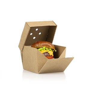Burger Box - Premium Corrugated - 100 Per Pack