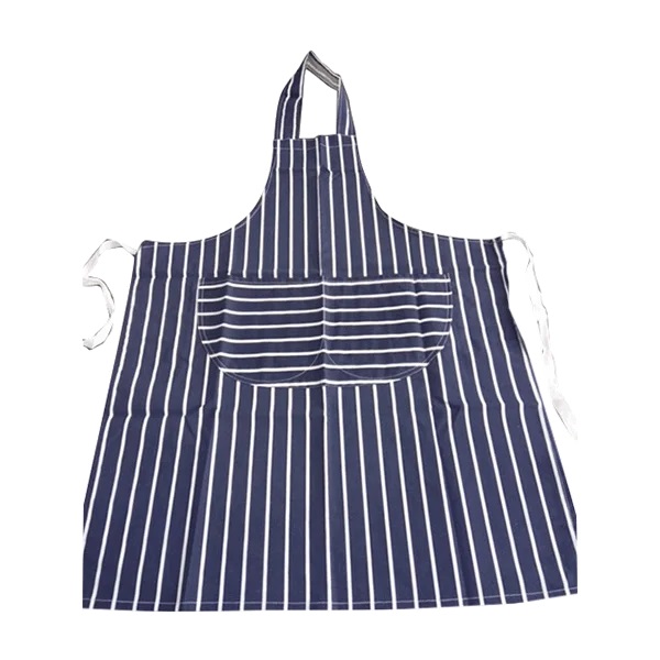 Butcher Style Apron Blue Stripe 950mm x 720mm - 1 Per Pack
