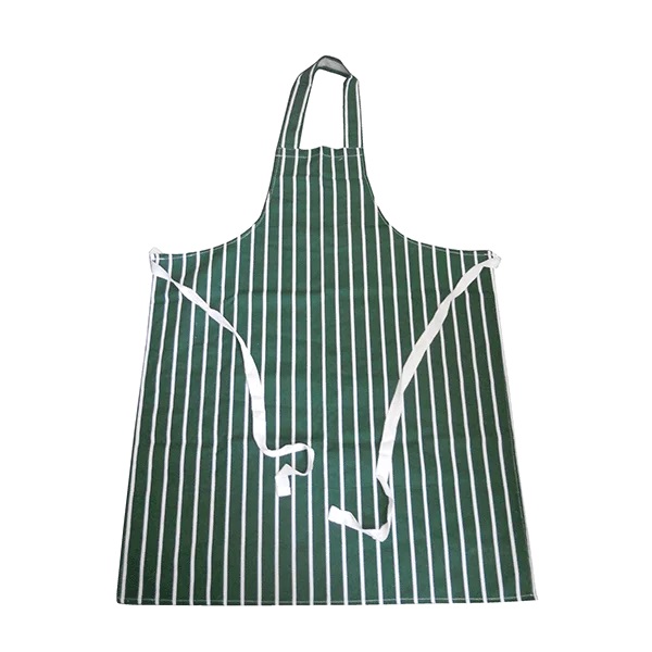 Butcher Style Apron Green Stripe 950mm x 720mm - 1 Per Pack Butcher Style Apron Green Stripe 950mm x 720mm - 1 Per Pack