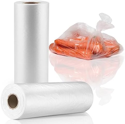 Clear Bags on Rolls High Density - 225mm x 350mm - 500x Per Roll