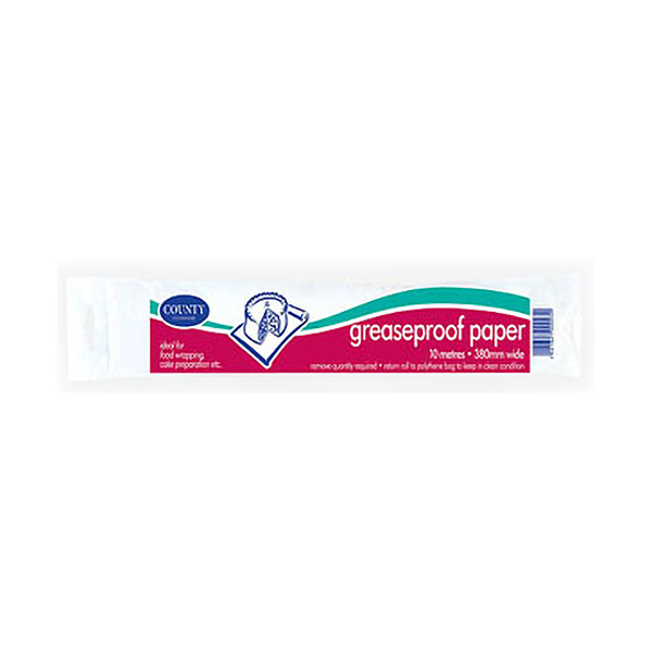 Greaseproof Paper Rolls - 380mm x 10m