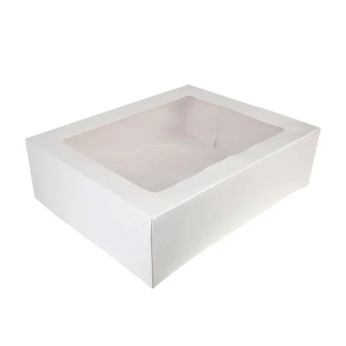 White Window 12 Cake Box - 100 Per Pack