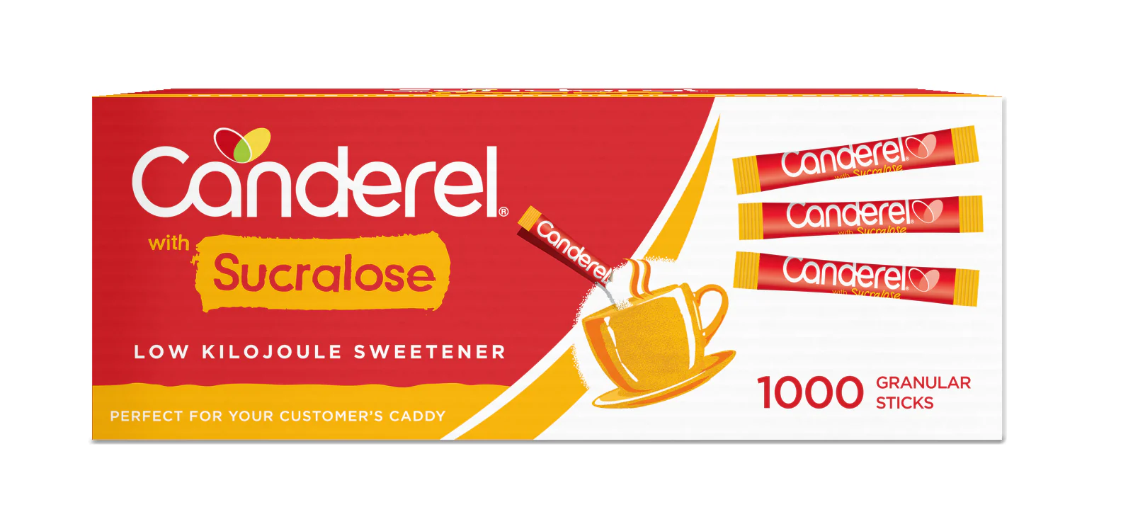 Canderel Sugar Sticks 0.4Gram - 1000x Per Case