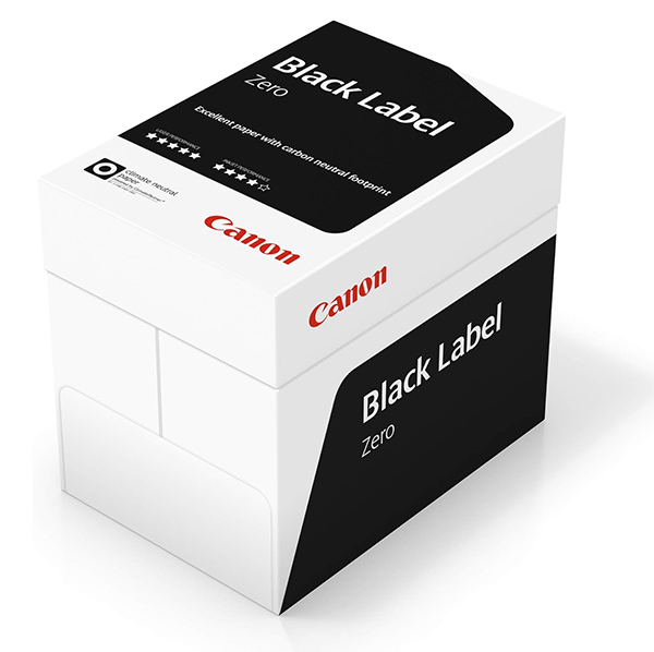 Canon Black Label Zero Carbon Neutral  A4 Paper 75 gsm 5 Ream Per Box