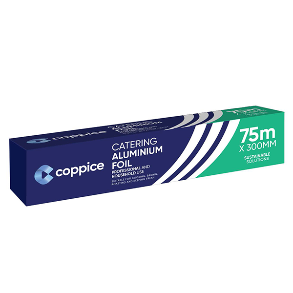 Catering Aluminium Foil Rolls - 300mm x 75M - 1x Per Pack