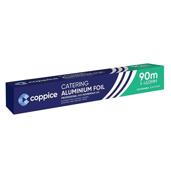 Catering Aluminium Foil Rolls - 450mm x 90M - 1x Per Pack