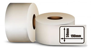 Compatible Dymo 99019 Black on White 59mm x 190mm - 10 Rolls Per Pack