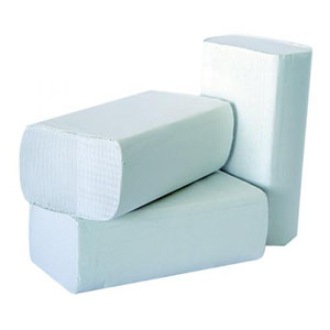 2Ply Z-Fold Hand Towels - White - 2,244 Per Pack