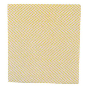 Medium Weight Cloths 380x400mm Yellow - 5x Per Pack