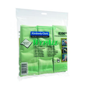 Wypall Microfiber Cloth Green - 6x Per Pack