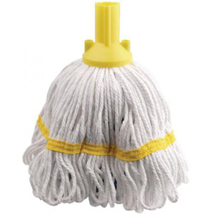 RHP Excel Revolution Mop Head - Yellow 250gsm - 1x Per Pack