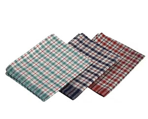 Economy Tea Towels Terry Check 430mm x 680mm - 10 Per Pack