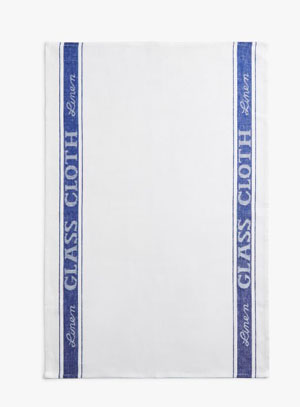 Cotton Glass Cloths 500mm x 760mm - 10x Per Pack