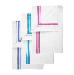 Economy Tea Towels Cotton 480mm x 710mm - 10x Per Pack