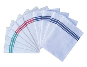 Economy Tea Towels Cotton 480mm x 710mm - 10x Per Pack