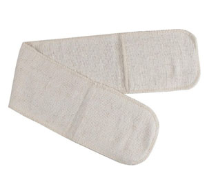 Plain White Kitchen Oven Gloves - 1x Per Pack