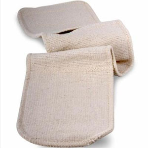Plain White Kitchen Oven Gloves - 1x Per Pack