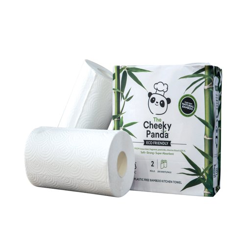 Cheeky Panda 2Ply Kitchen Rolls - 2x Rolls Per Pack