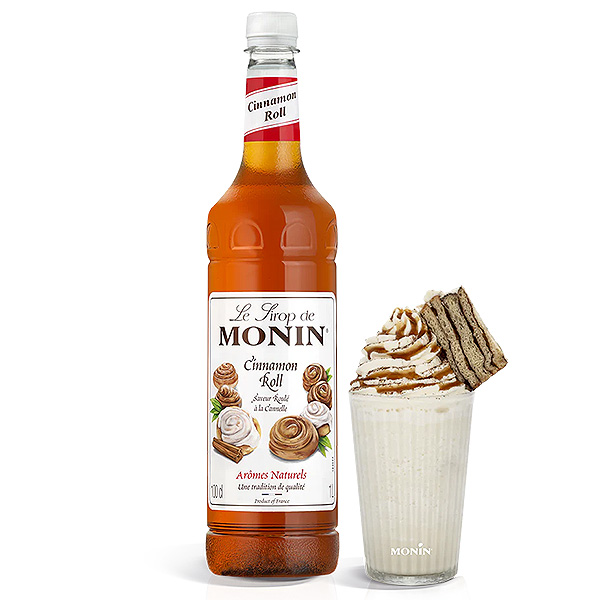 Monin Cinnamon Roll Syrup 1 Litre Bottle - 1x Per Pack