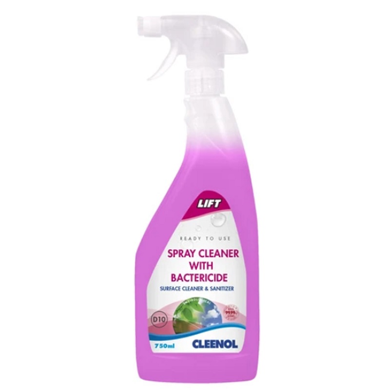 Cleenol Lift Cleaner with Bactericide Spray Refill - 750ml Spray Bottle