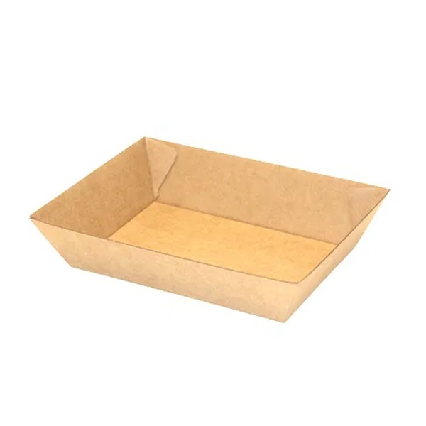 Corrugated Compostable  Tray - No. 99 - 160mm x 131mm x 38mm - 100 Per Pack