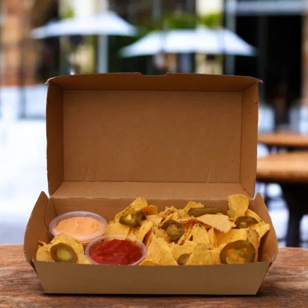 Corrugated Clamshell Box - No 10 - 205mmx107mmx46mm - 50x Per Pack